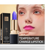 Blue-Rose Temperature Changing Lipstick, Moisturizer Hydrating Blue to pink - $10.81 CAD+