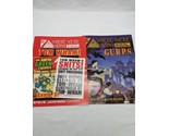 Lot Of (2) Where We&#39;re Going Steve Jackson Games Gurps Magazines 76 77  - $24.74