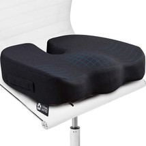Seat Cushion Pillow for Office Chair - Memory Foam Firm Coccyx Pad - Tai... - £44.04 GBP