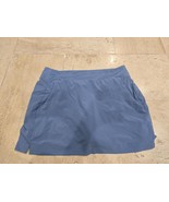 Athleta Trekkie Pull-on Skort Blue sz 14 Tennis Sports Pickleball 34&quot; Waist - $27.15 CAD