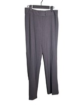 TAHARI Womens Size 4P Gray Straight Leg Dress Pants Work Office Business - £13.39 GBP