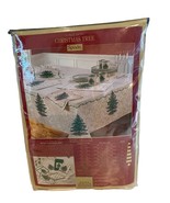 Spode Christmas Tree Fabric Tablecloth 60 in x 84&quot; Rectangle - €30,74 EUR
