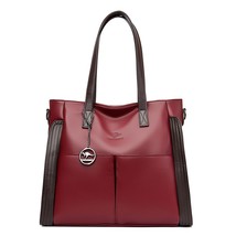 Large Capacity Leather Shoulder Bags for Women New Luxury Handbags Woman Bags De - £54.83 GBP