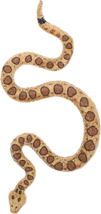 Toyvian Fake Snakes Rubber Realistic Snake Plastic Snake Figure Rattlesnake Snak - £8.57 GBP