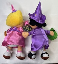 Hallmark Halloween Peanuts Lucy &amp; Sally Brown Costumes Plush W/Sound TESTED! EUC - £27.14 GBP
