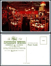 ILLINOIS Postcard - Hinsdale, The Old Spinning Wheel Restaurant, Dining Room R30 - £3.10 GBP