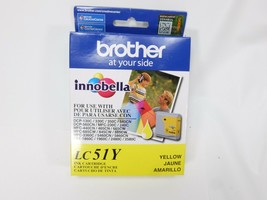 Brother LC51Y Innobella Ink Cartridge Yellow EXP 01/2023 - $9.95