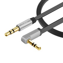 CableCreation Aux Cable, 6 FT Flat 3.5mm Auxiliary Audio Stereo Cord 90 ... - $14.99