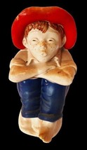 Vtg Cookie Jar Hull Blessings on Thee Barefoor Boy Treat Biscuit Rare - £67.86 GBP