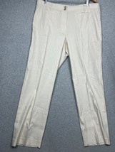 J Jill Womens Linen Blend Stretch Straight Leg Pants Plus Sz 18 Casual Beach - $30.92