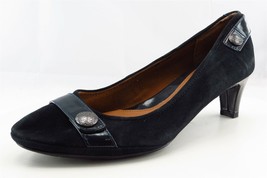 Eurosoft by Sofft Size 8.5 M Black Almond Toe Pump Synthetic Women - $19.75