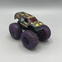 Hot Wheels Monster Jam 1:64 Scale Monster Truck One Bad Ghoul Purple Tires - £15.56 GBP