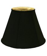 Royal Designs Flare Bottom Deep Empire Bell Lamp Shade, Black, 6&quot; x 12&quot; ... - £44.85 GBP