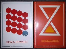 2 Haywire Group Games Risk &amp; Reward and 59 Seconds Game Night Set - $435.85 MXN