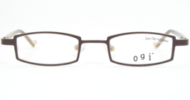 Ogi Kids OK50 792 Brown /IVORY Eyeglasses Glasses Metal Frame 42-19-125 (Notes) - £23.33 GBP