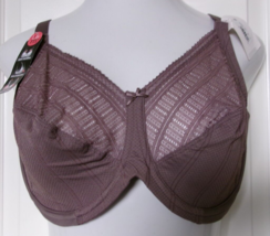 Lilyette Minimizer Underwire Bra size 38G Brown Style 434 - $18.76