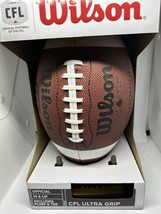 New Official Size Wilson CFL Football Ball Inflated NIB wTEE and Pump WT... - £44.41 GBP