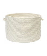 Colonial Mills Boca Raton - White 14 in. x 10 in. Utility Basket - $67.44