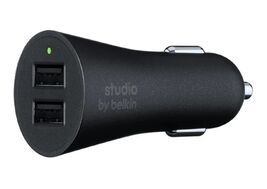 Belkin Genuine Studio 2-Port Car Charger - 5V/2.4A, 4.8A Output (F8J228) - $9.87