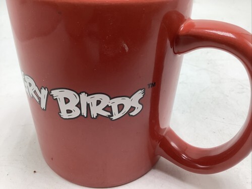 Angry Birds Red Ceramic Coffee Tea Cup Mug Rovio Red 2011 Dishwasher Safe Item image 5