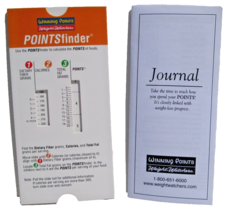 Weight Watchers Winning Points Finder Slide Calculator &amp; Journal Tracker... - $35.95
