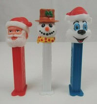 Vintage Lot of  Christmas Pez Dispensers Santa Polar Bear,&amp; Snowman In B... - $165.19 MXN
