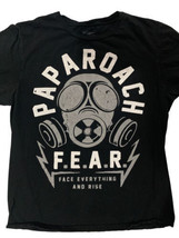 Paparoach F.E.A.R. Tour T Shirt Men size large black cotton￼ - $34.20