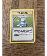 1999 Pokemon Trainer Card Computer Search 71/102 - $26.83