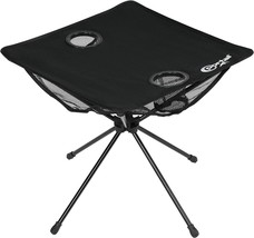Folding Camping Table From Portal, Ultra-Compact Aluminum Mesh Table, Black. - £35.34 GBP