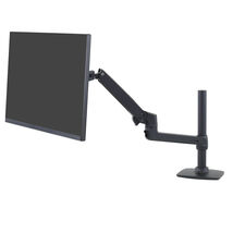 Ergotron 45-537-224 LX DESK MOUNT LCD MONITOR ARM TALL POLE MATTE BLACK ... - $451.63