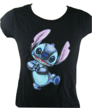 Disney Stich T-Shirt Black Kids Child Size Medium Movie Lilo &amp; Stitch - $19.68