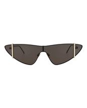 Cat Eye-Frame Metal Sunglasses Women Black One Size - £156.72 GBP