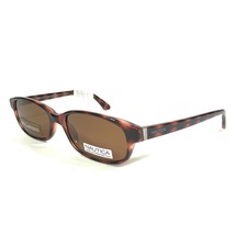 Nautica Sunglasses LONG BEACH 310 Black Red Rectangular Frames w/ Brown Lenses - £37.34 GBP