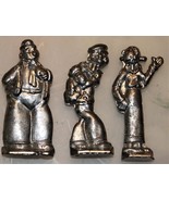 3 Popeye lead figures Popeye Olive oil Wimpy - $12.99