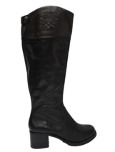 Vince Camuto DUKE Black Brown Leather 2 Tone Boot Knee High Zipper EU 38... - $70.00