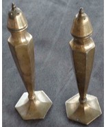 Beautiful Vintage Silverplate Salt and Pepper Shaker Set - GDC - GREAT V... - $54.29 CAD