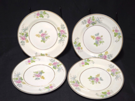 Vintage THEODORE HAVILAND 10” Dinner Plates H895 Rose - USA Made - Set Of 4 - £21.69 GBP