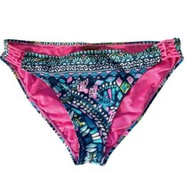 Lilly Pulitzer Lattice Swim Bikini Bottom Glow and Flow Blue Pink Women Size 12 - £21.79 GBP