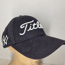 Titleist New York Yankees Golf Hat Adjustable Navy New Era Strap Back - $15.83