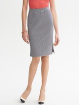 Banana Republic true navy striped ponte pencil skirt, size 10, 14, NWT - £51.94 GBP