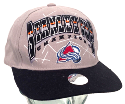 Vtg Colorado Avalanche Stanley Cup Champions 1996 Hat-Snap Back-NHL - £74.09 GBP