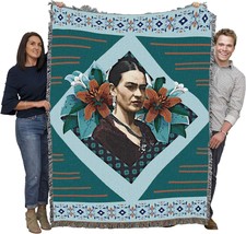 Frida Kahlo - Frida Profile Blanket - Gift Tapestry Throw Woven From Cotton - - £62.10 GBP