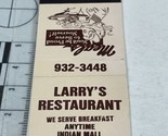 Vintage Matchbook Cover  Larry’s Restaurant  Jonesboro, AR  gmg  Unstruck - $12.38
