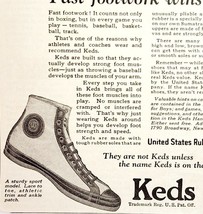 1923 Keds Sneakers Sport Model Advertisement Footwear Ephemera 6 x 4.75&quot; - $28.00 CAD