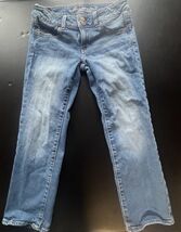 American Eagle Outfitters Artist Crop Stretch Jeans Women’s 4 Dual Butto... - $24.75