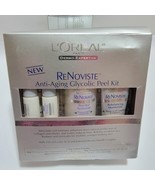L&#39;oreal ReNoviste Anti-Aging Glycolic Peel Kit Approx 1 Month Supply U9C... - €23,00 EUR