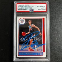 2021-22 Panini Hoops #13 Aleksej Pokusevski Signed Card AUTO PSA Slabbed Thunder - £78.62 GBP