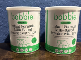 Bobbie Organic Infant Formula Milk Based Powder w Iron 14.1 oz  2-pk EXP... - $907.80 MXN