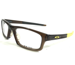 Oakley Crosslink Gafas Monturas Transparente Marrón Amarillo Negro Brazos - £73.58 GBP