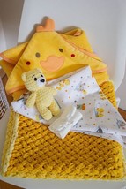Baby Gift Set hypoallergenic blanket +Towel +swaddle +toy +cotton napkins - £86.86 GBP